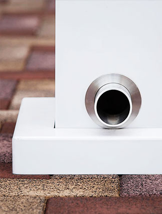 Concealed gutter scupper