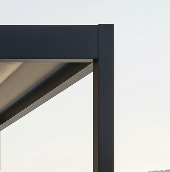 Extruded aluminum frame