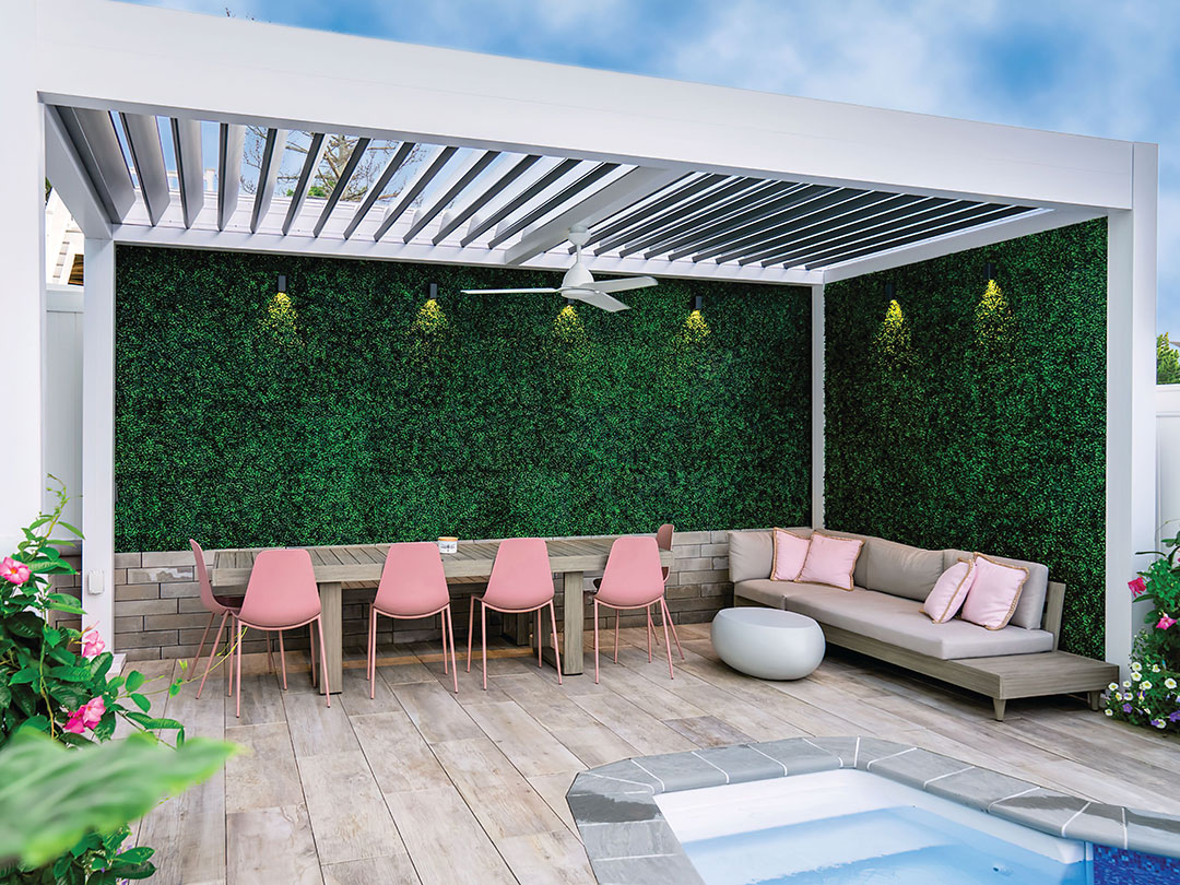 pergola louvered roof