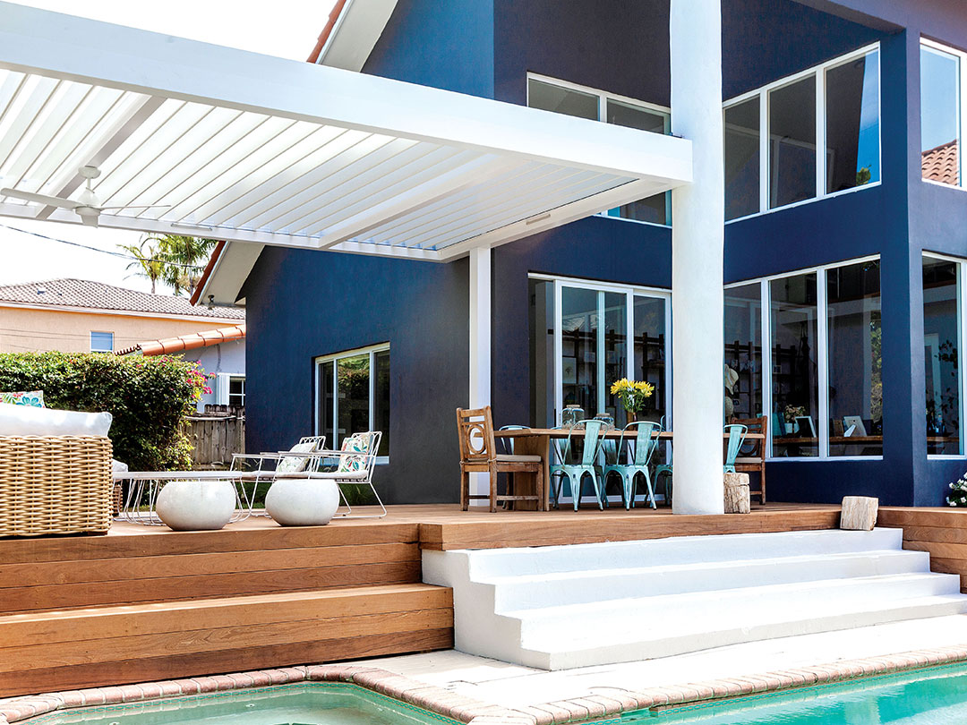 pergola louvered roof