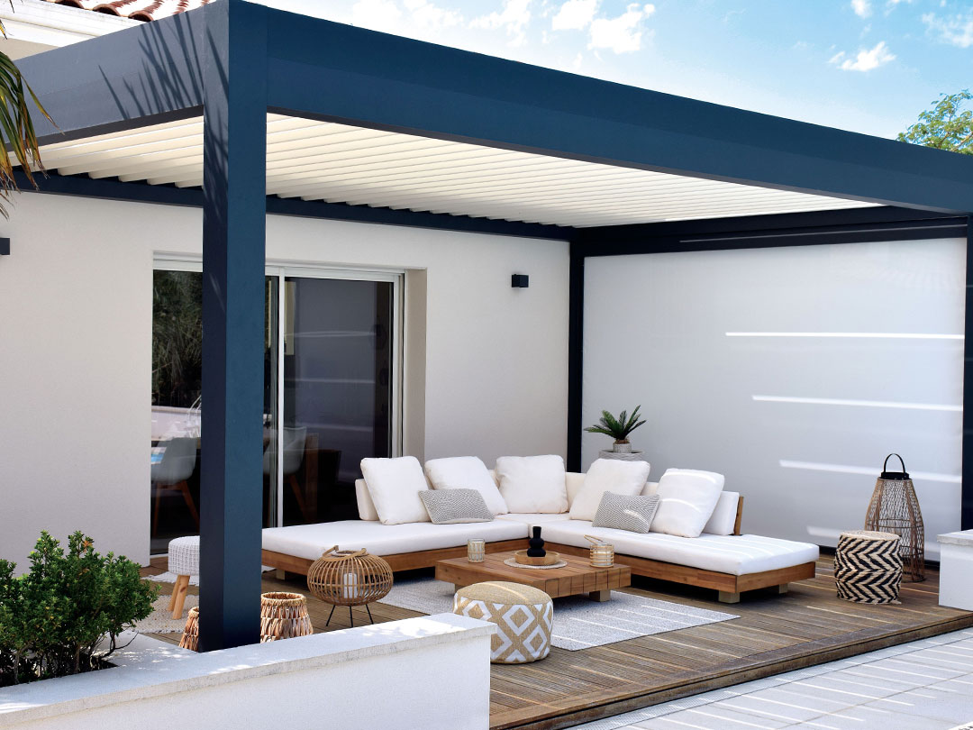 pergola louvered roof