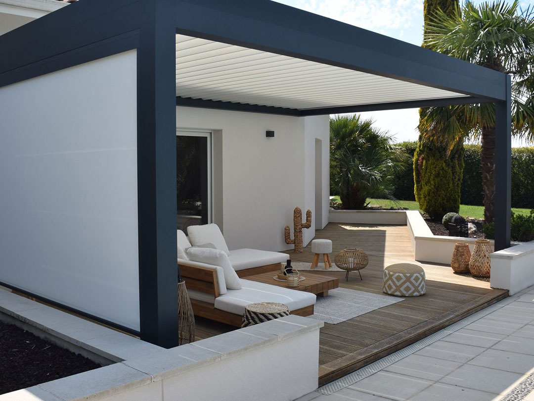 pergola louvered roof