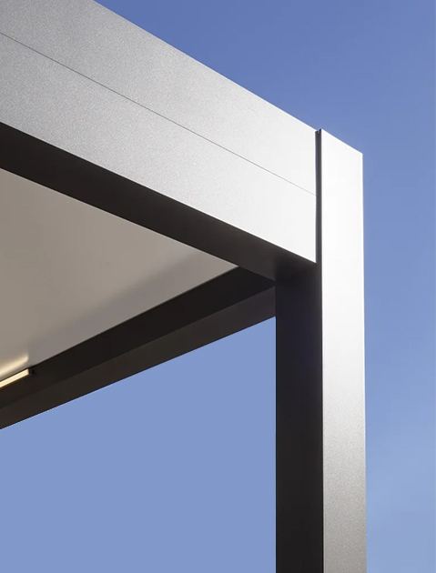 Structure de l'abri d’auto en aluminium extrudé